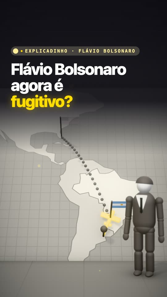 Capa do Explicadinho: Flávio Bolsonaro agora é fugitivo?
