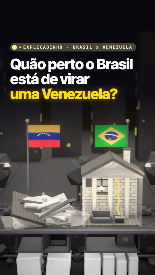 Capa do Explicadinho: Quão perto o Brasil está de virar uma Venezuela?